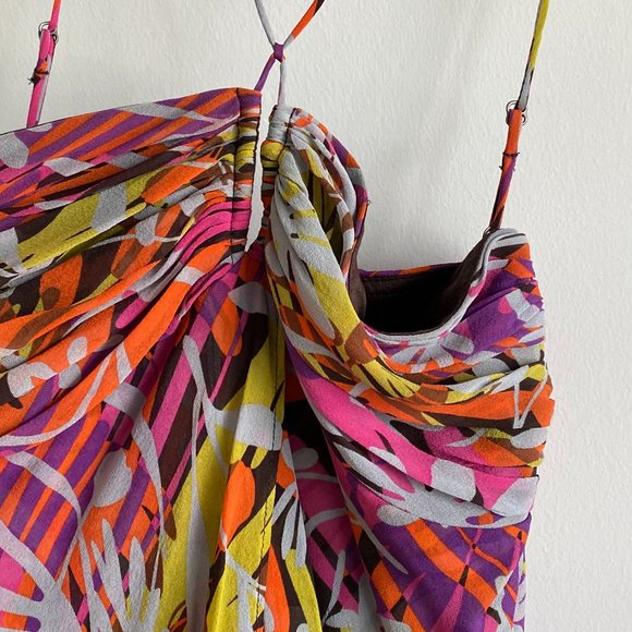 BCBG MAXAZRIA Flower Print Summer Dress - Picture 5 of 6